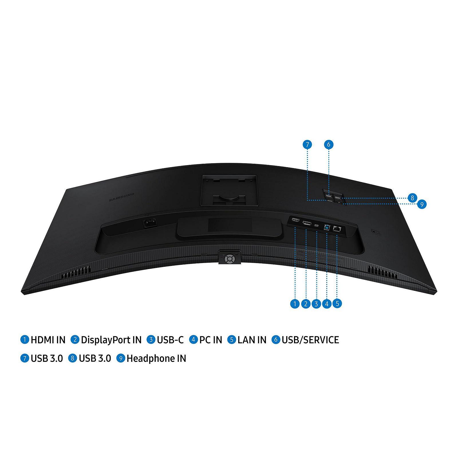 Монітор Samsung ViewFinity S65UC 34 дюйми VA 3440x1440 100 Гц 5 мс Чорний, фото №4