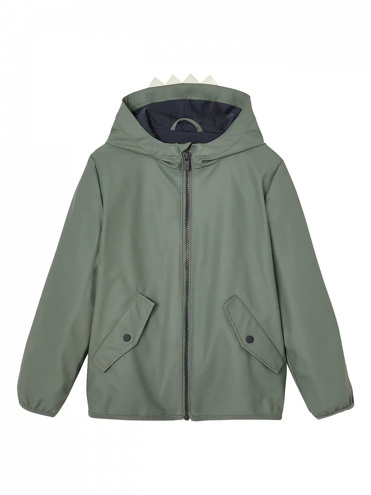 Куртка-ветровка с капюшоном для мальчиков VERTBAUDET Динозавр, фото №1