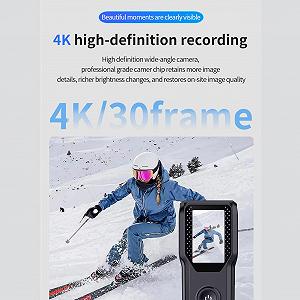 Екшн-камера Huairdum WiFi Носима Body Cam Водонепроникна з LED-індикатором Для спортивних зйомок synthetic.ua - Фото 1