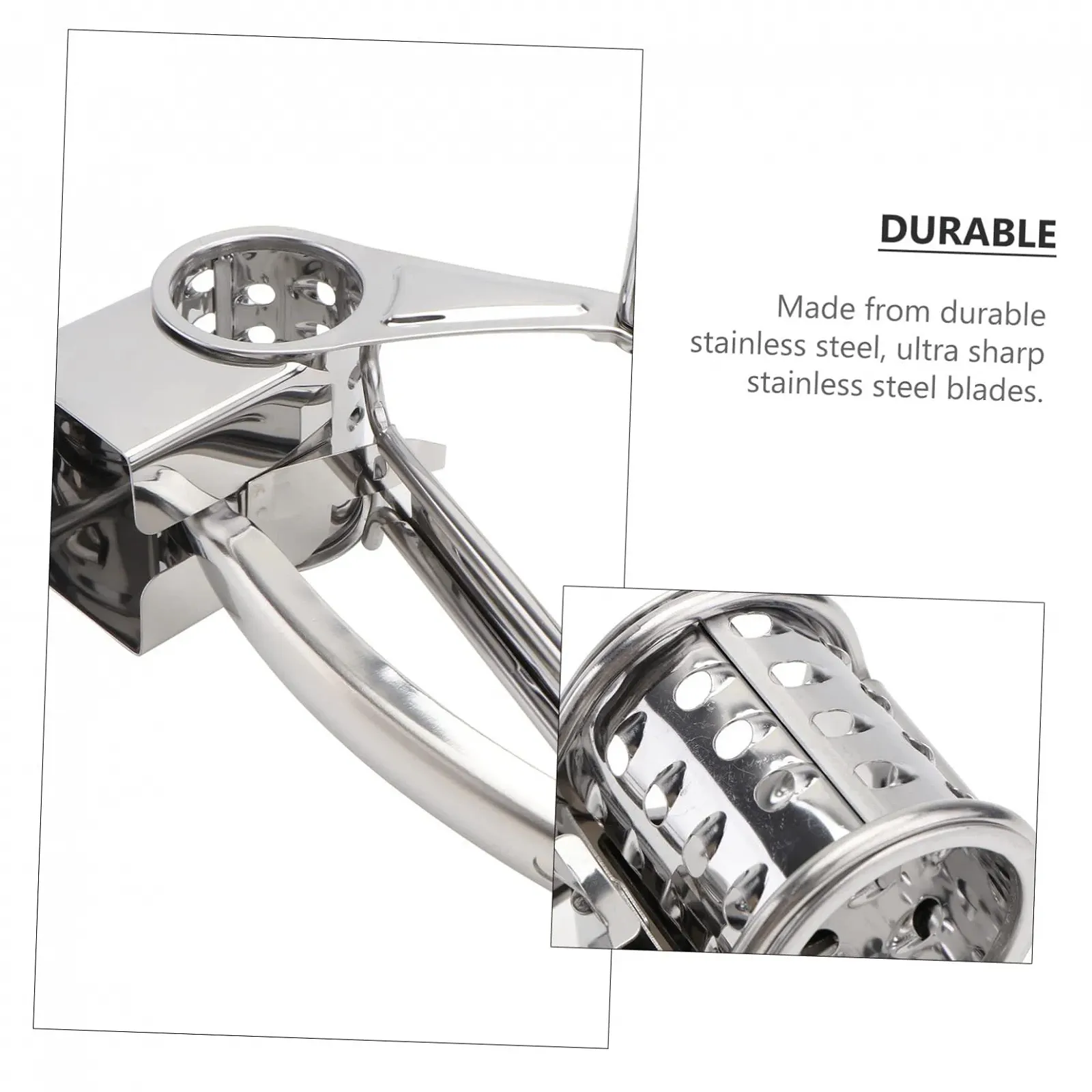 Ручная терка Abaodam 4 шт. Вращающаяся ручка, фото №5