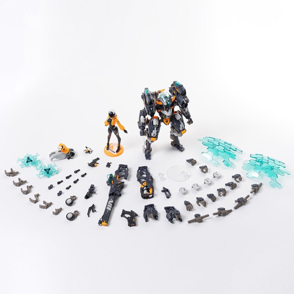Фігурка HiPlay Earnestcore Craft A.T.K Girl RB-14 Dian Ji та No. 9 Mecha 14 см, фото №7