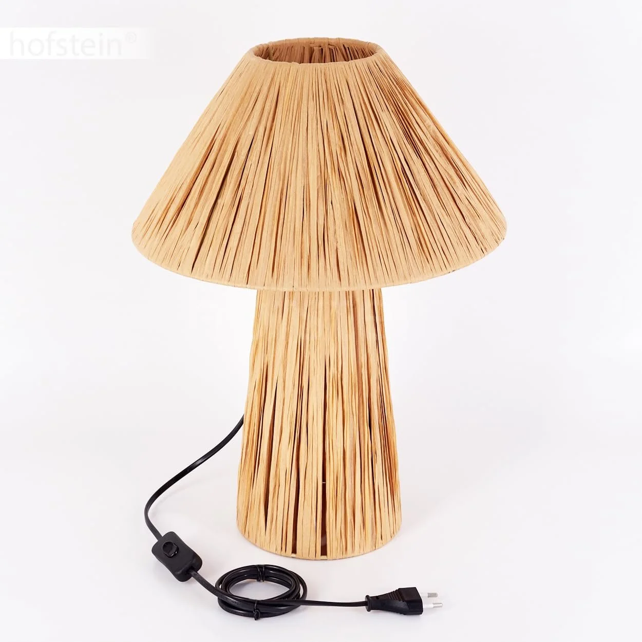 Настільна лампа Paiol Метал / Папір Паперовий плафон 24 см Висота 29.5 см 1 x E14 Бежевий / Натуральний, фото №6