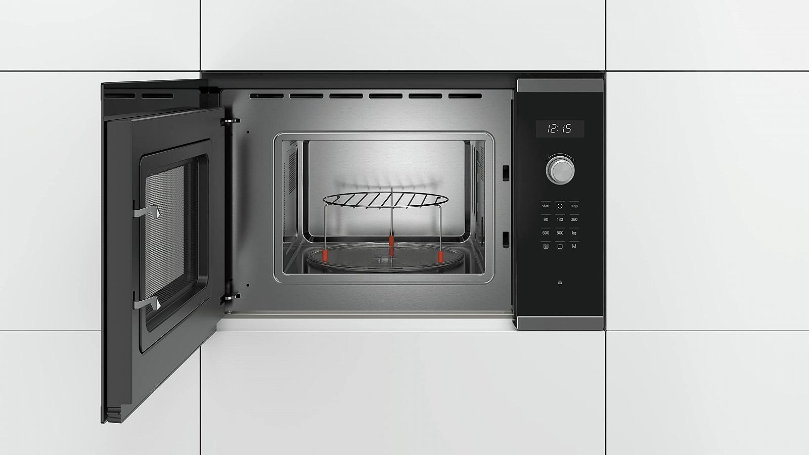 Мікрохвильова піч Bosch Series 6 BEL524MS0 вбудована 20 л 800 Вт Нержавіюча сталь, фото №3 Мікрохвильова піч Bosch Series 6 BEL524MS0 вбудована 20 л 800 Вт Нержавіюча сталь, фото №3
