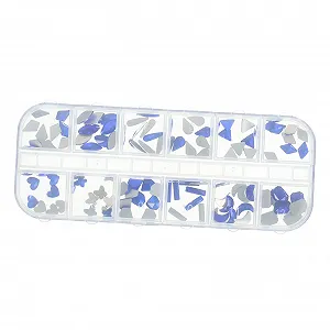 Стрази для нігтів Housoutil 1 коробка різнокольорові - Фото 1