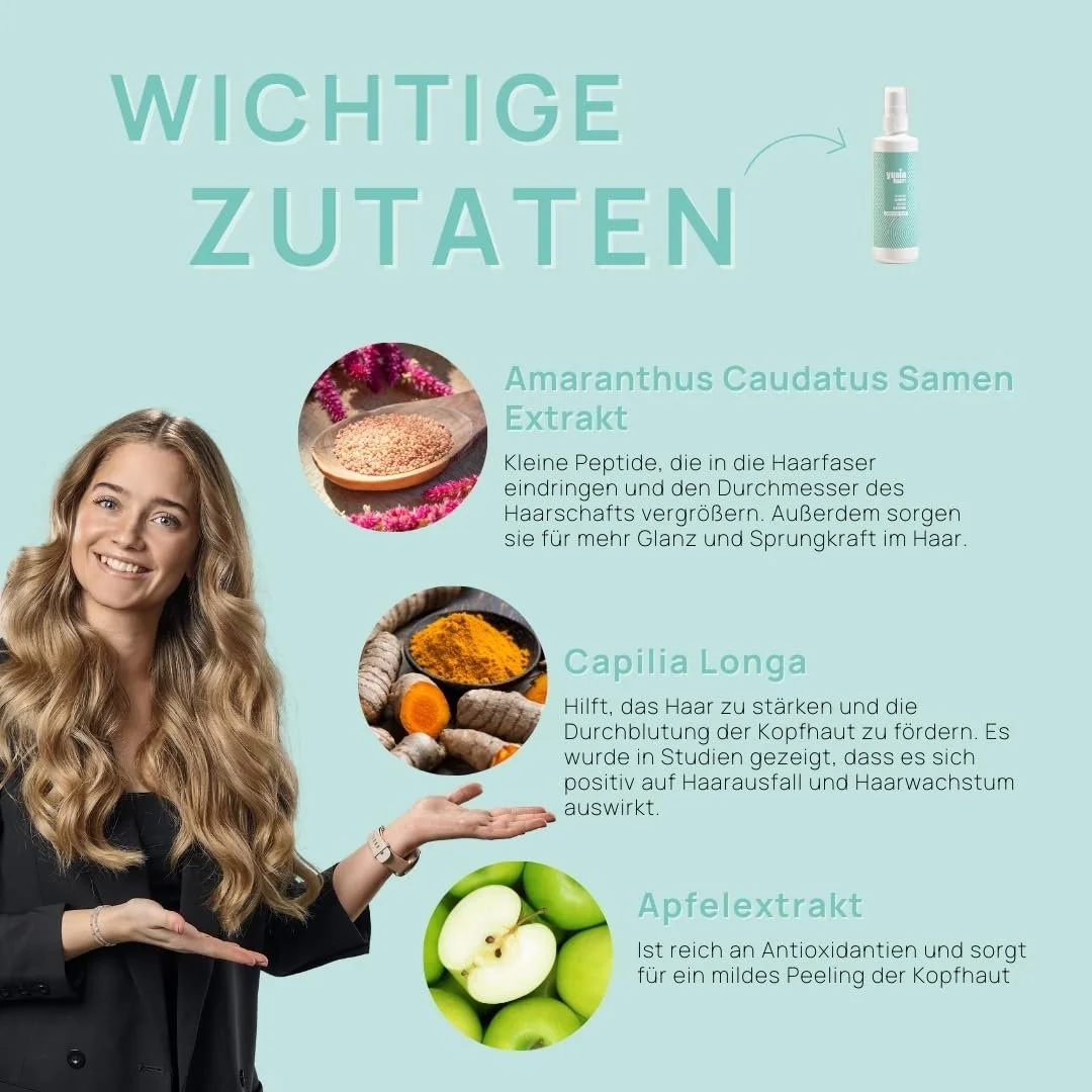 Сироватка для волосся Yuaia Haircare Grow and Glow проти випадіння волосся, 100 мл, фото №5