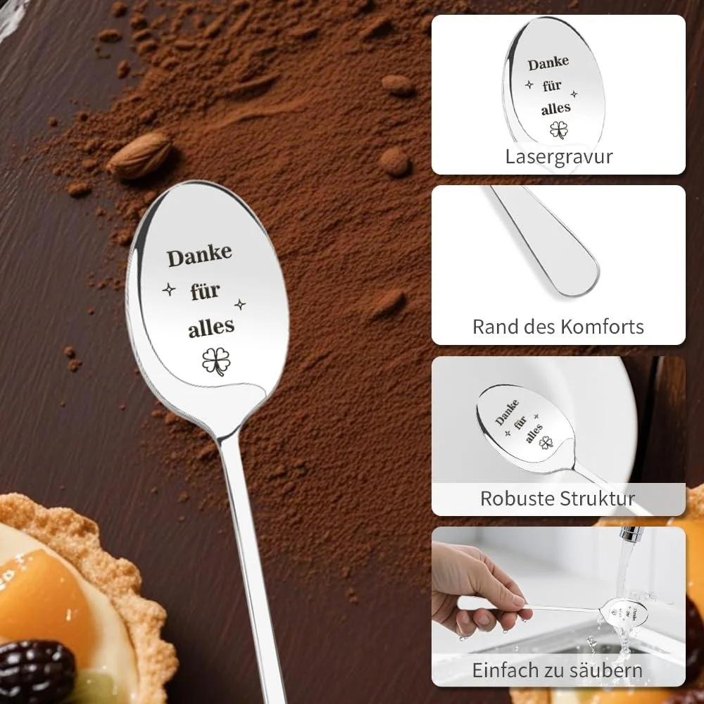 Ложка для чаю/кави з написом подяки в подарунок вчителю, фото №3