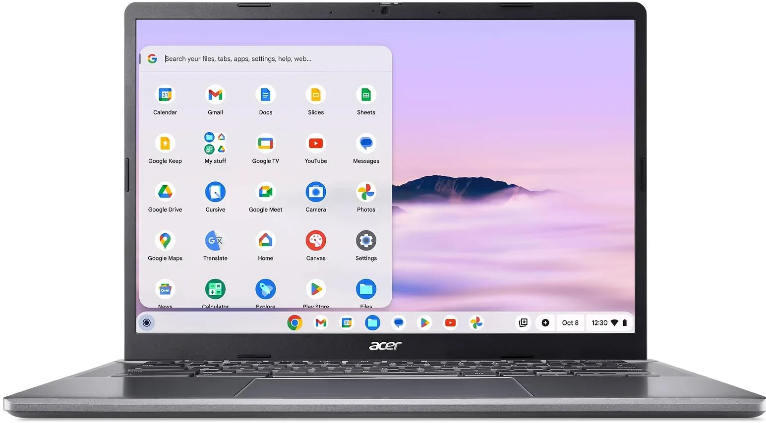 Ноутбук 14" Acer Chromebook Plus 514 (CB514-3H-R165) AMD Ryzen 3 7320C RAM 8GB eMMC 128GB 12год батарея ChromeOS (UKR), фото №3