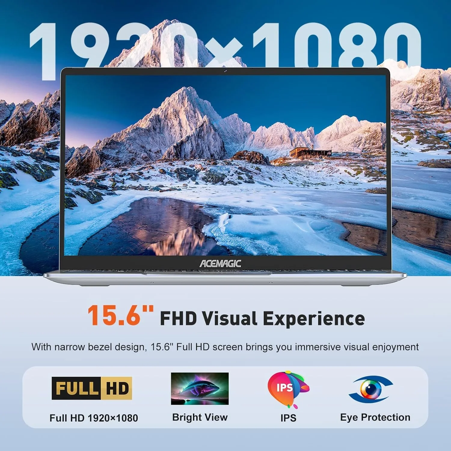 Ноутбук 15.6" Acemagic VistaBook TX15 Intel N150 RAM 16GB SSD 512GB Windows 11, фото №5