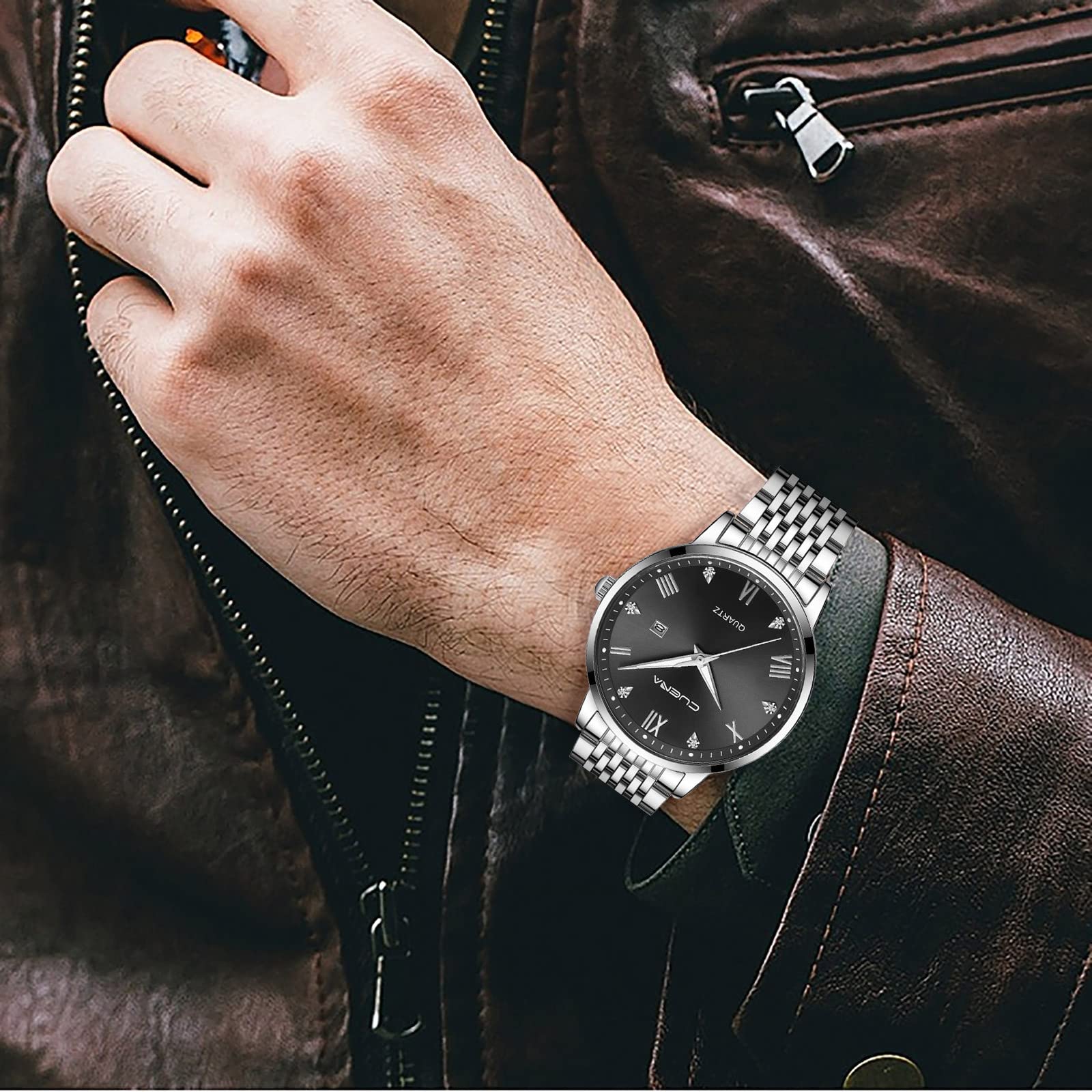 Часы Generisch Digital Женский мужской бизнес люксовый модный мужской кварцевый водонепроницаемый с ремешком из нержавеющей стали серебристый, фото №4 Часы Generisch Digital Женский мужской бизнес люксовый модный мужской кварцевый водонепроницаемый с ремешком из нержавеющей стали серебристый, фото №4