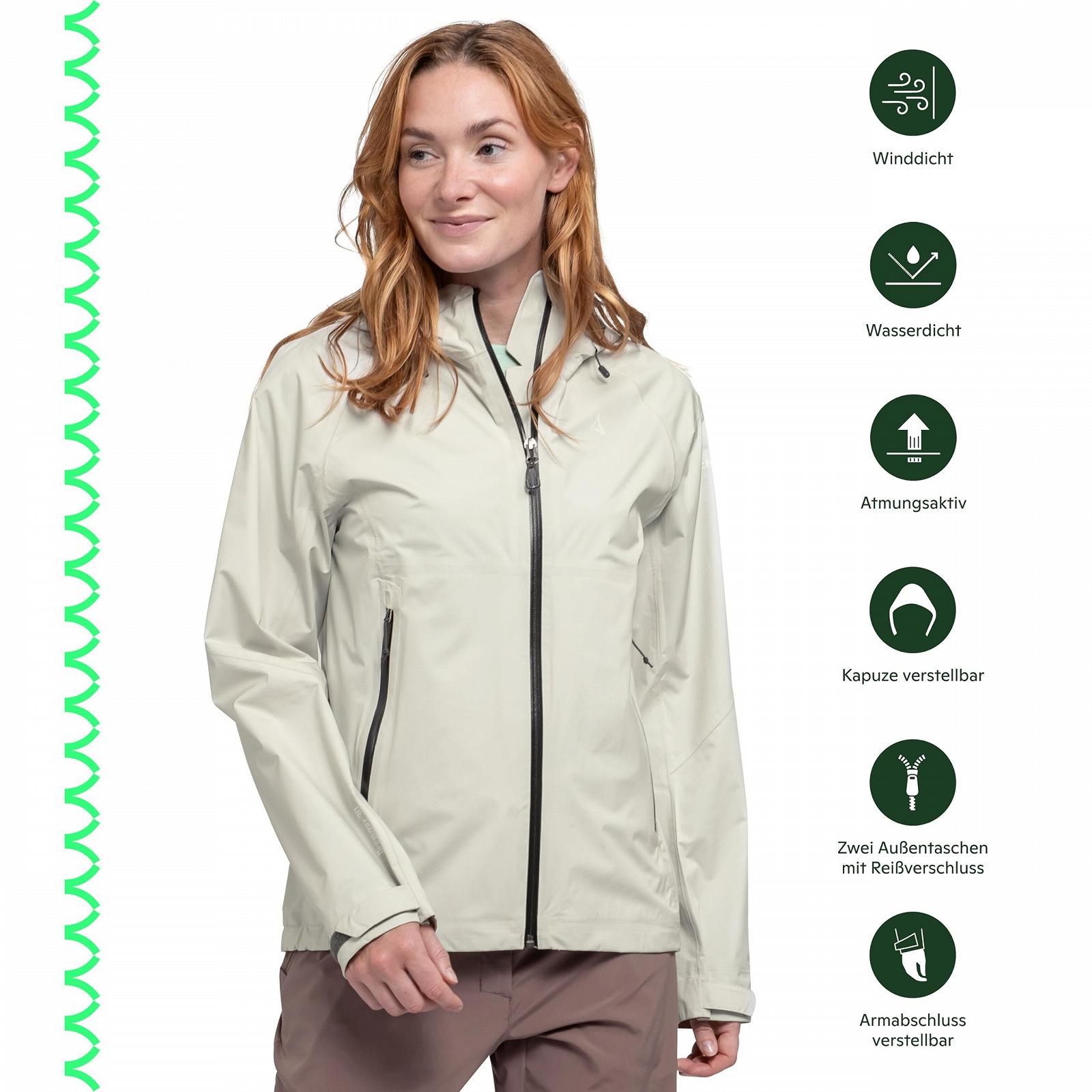 Куртка Schöffel Vistdal L Жіноча 2.5L 3D Водонепроникна Дощова, фото №2 Куртка Schöffel Vistdal L Жіноча 2.5L 3D Водонепроникна Дощова, фото №2