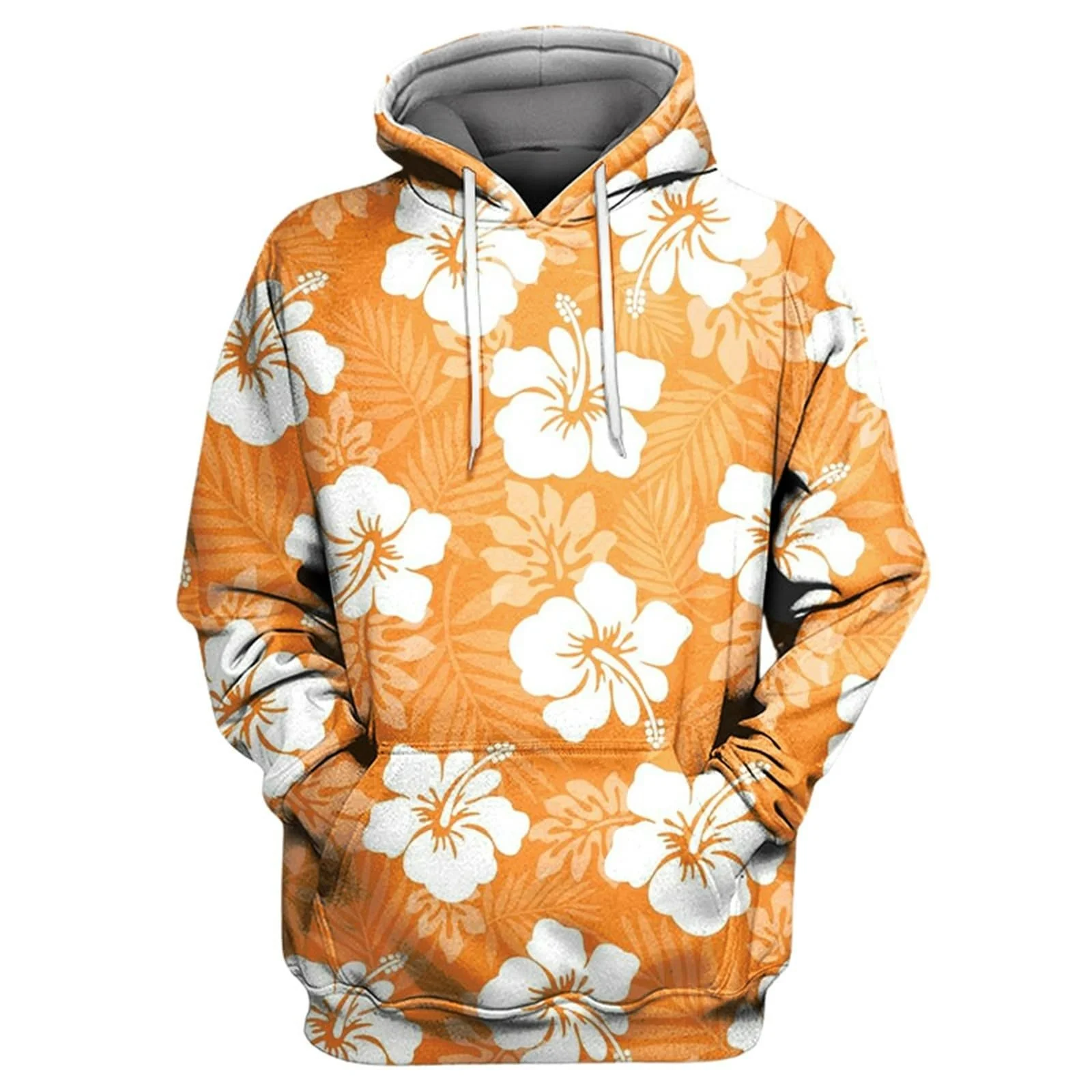 Худи Générique Женская С принтом Гавайские Цветы Длинный Рукав Осень-Зима Oversize, фото №1 Худи Générique Женская С принтом Гавайские Цветы Длинный Рукав Осень-Зима Oversize, фото №1