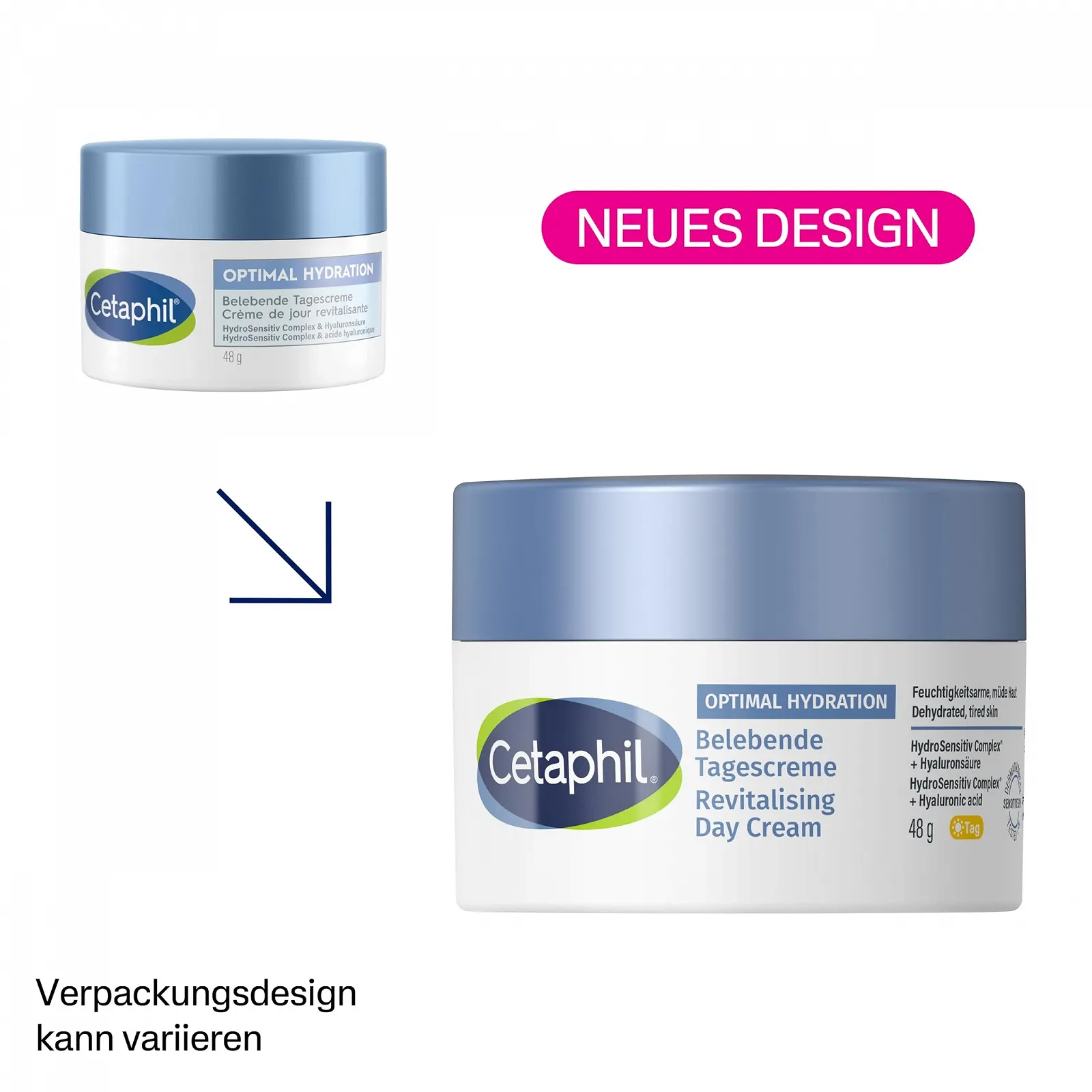 Денний крем Cetaphil Optimal Hydration бадьорий для зневодненої та втомленої шкіри 48 г, фото №3 Денний крем Cetaphil Optimal Hydration бадьорий для зневодненої та втомленої шкіри 48 г, фото №3
