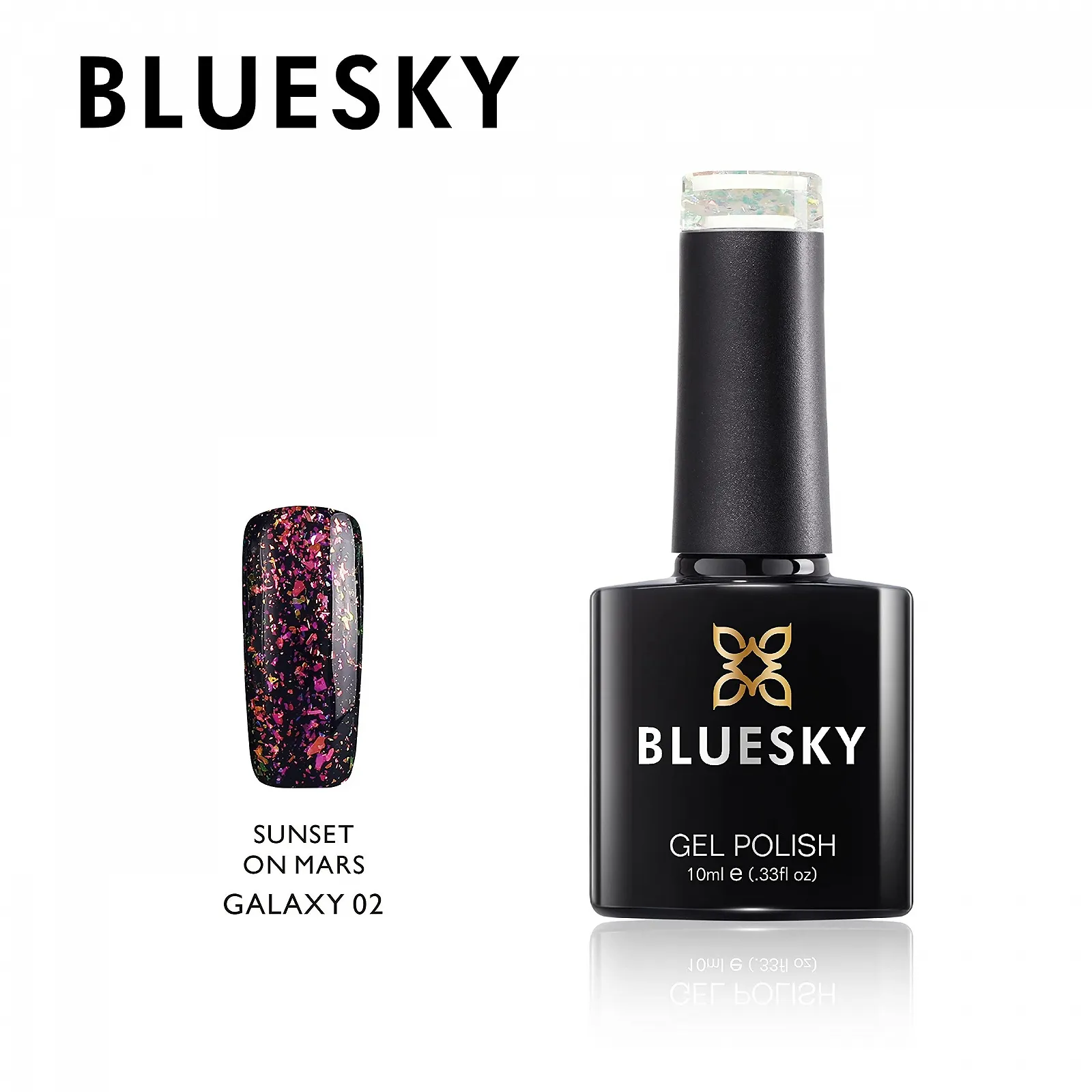 Гель-лак BLUESKY Galaxy 02, фото №2 Гель-лак BLUESKY Galaxy 02, фото №2