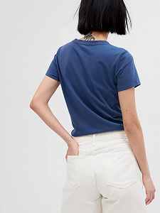 Футболка GAP CLSC TEE 268820-73 Темно-синий XS synthetic.ua - Фото 1