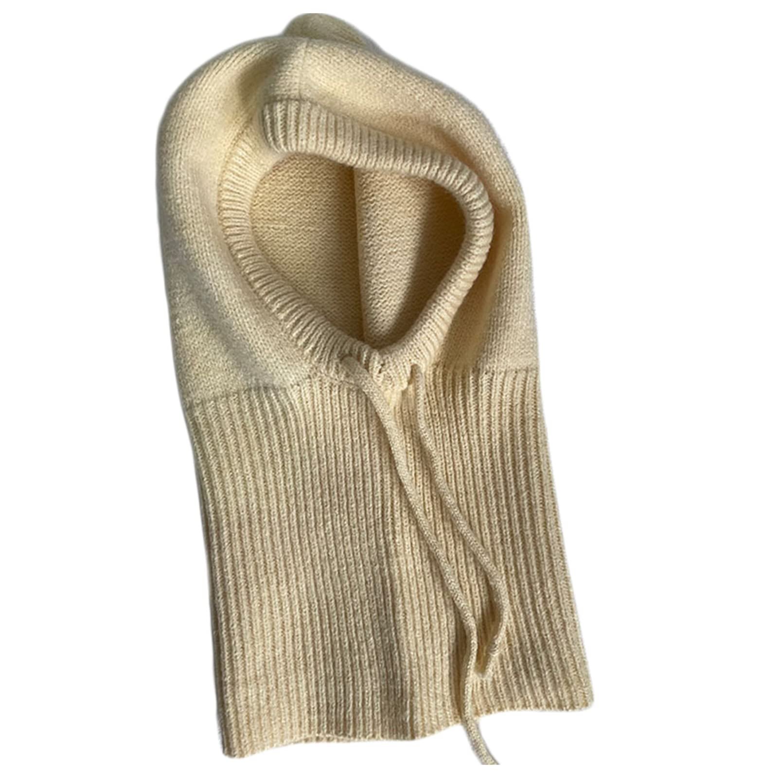 В'язана шапка ISOLAY для захисту шиї з вовни, зимова тепла в'язана, фото №6 В'язана шапка ISOLAY для захисту шиї з вовни, зимова тепла в'язана, фото №6