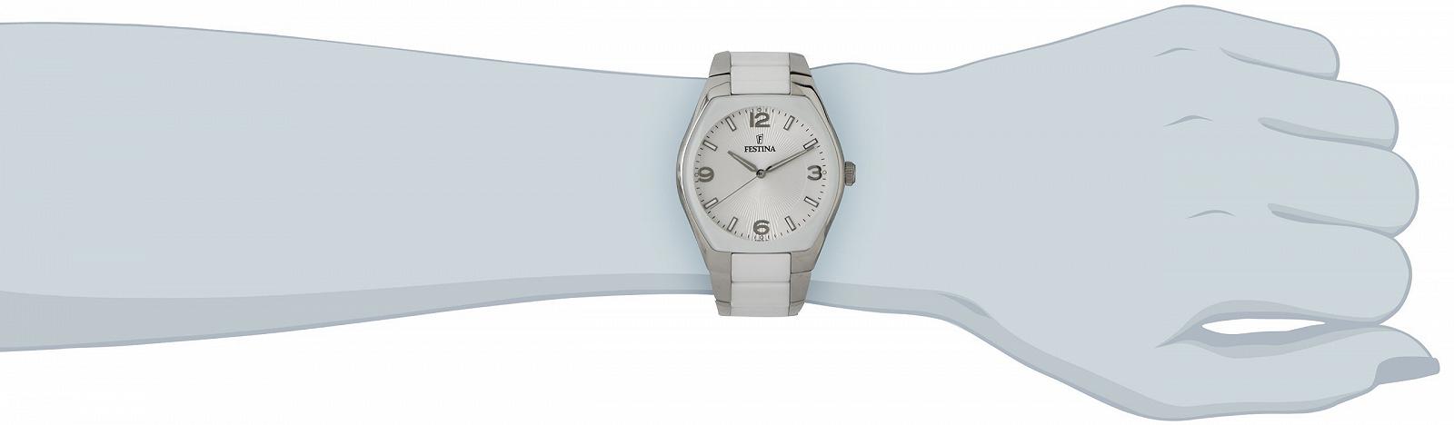 Годинник Festina Trend F16532/1 Жіночий Керамічний Аналоговий Кераміка, Багатобарвний/білий, фото №2