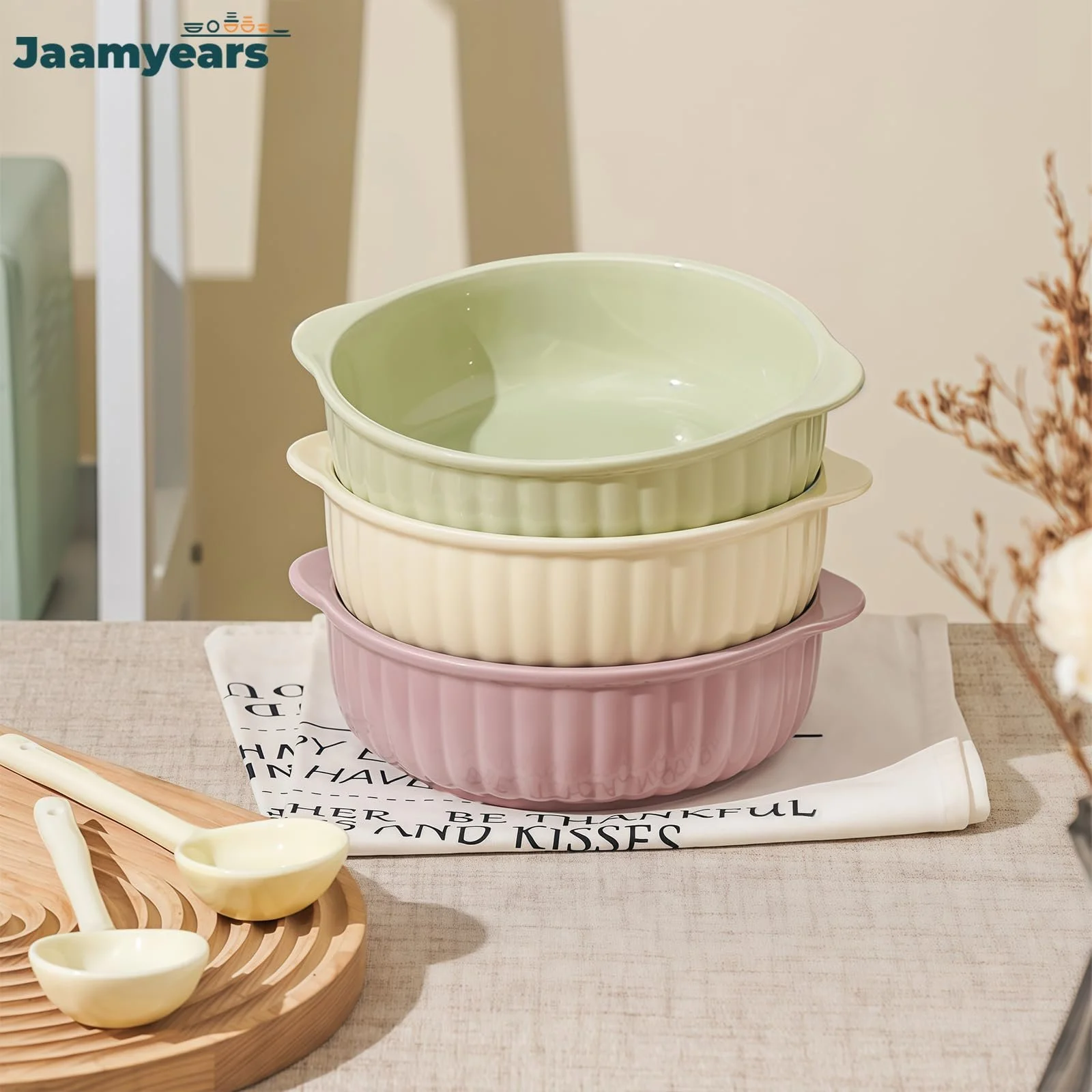 Форма для запікання керамічна кругла 700 мілілітрів, фото №6