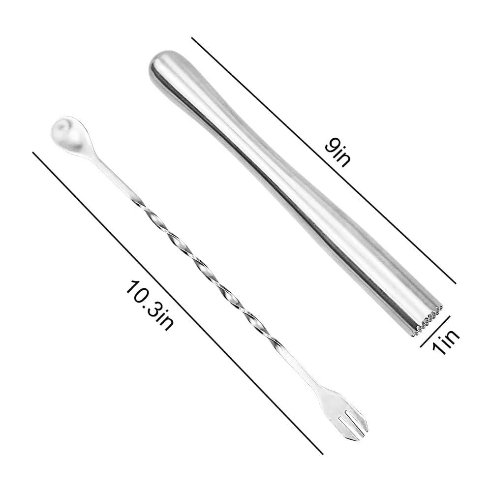 Коктейльний товкач RUCUDIM з нержавіючої сталі, фото №2