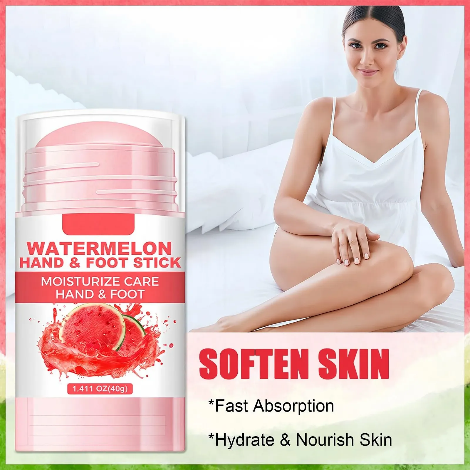 Увлажняющий крем для ног Watermelon от мозолей стик 1.41 унции (40 г), фото №6
