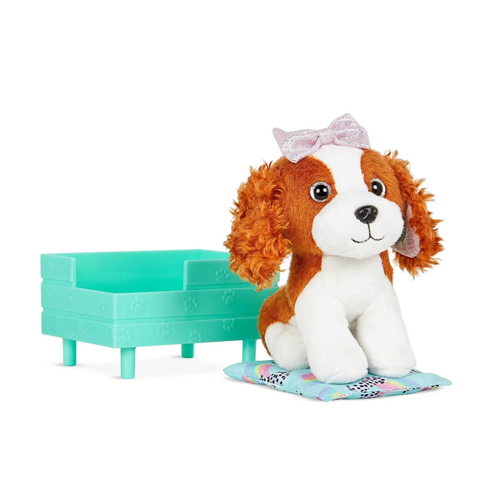 Аксессуары Glitter Girls Игрушечная собачка Кавалер Кинг Чарльз Локи с Кроваткой и Подушкой, фото №3 Аксессуары Glitter Girls Игрушечная собачка Кавалер Кинг Чарльз Локи с Кроваткой и Подушкой, фото №3