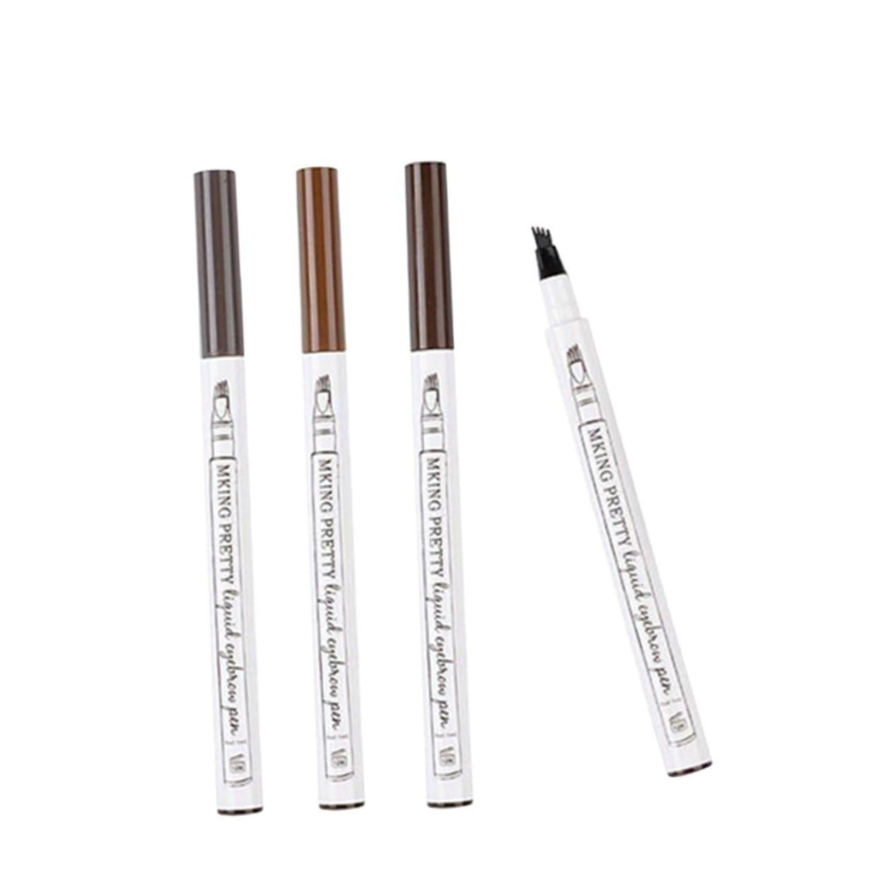 Олівець для брів Minkissy 4 шт рідкий, фото №7