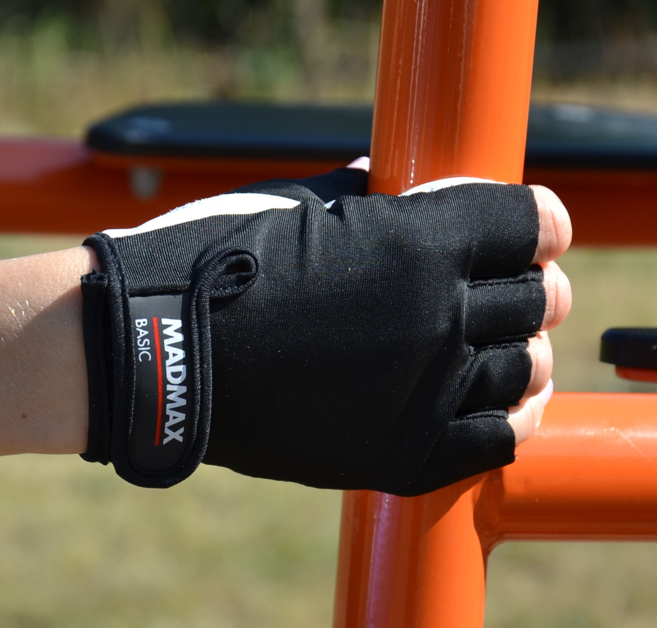 Рукавички для фітнесу MadMax MFG-250 Basic Whihe XXL, фото №6