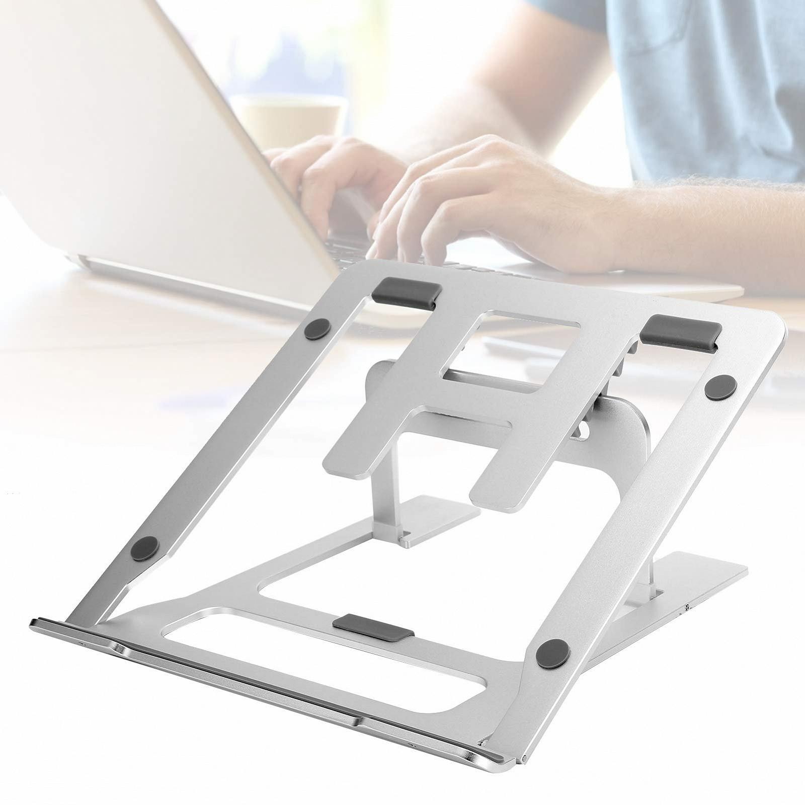 Підставка для ноутбука UN-62, портативна складна охолоджуюча підставка з алюмінієвого сплаву, фото №4 Підставка для ноутбука UN-62, портативна складна охолоджуюча підставка з алюмінієвого сплаву, фото №4