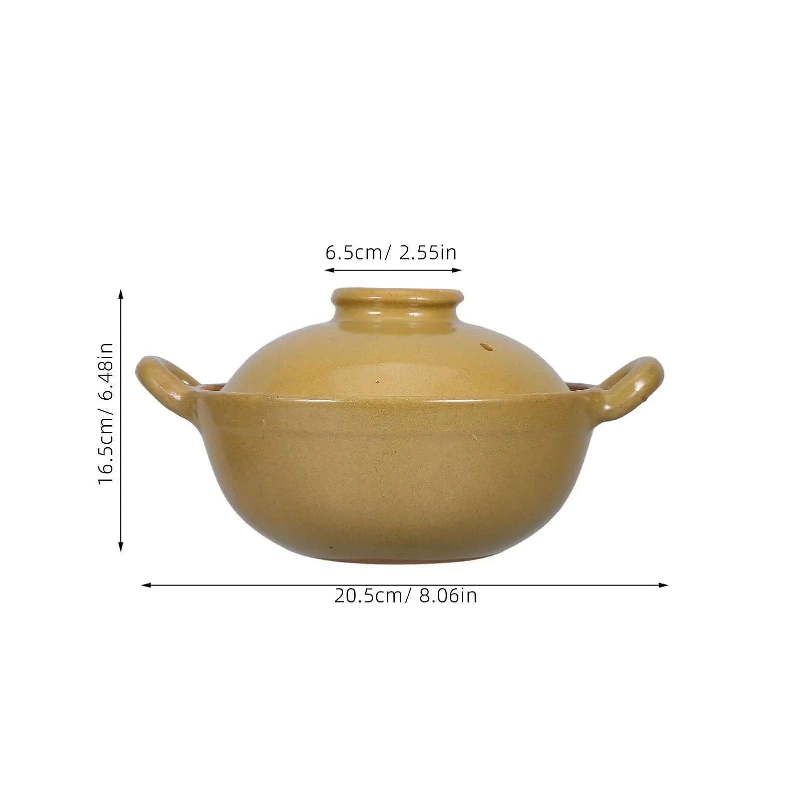 Кастрюля TIDTALEO керамическая многофункциональная с двойными ручками, фото №2