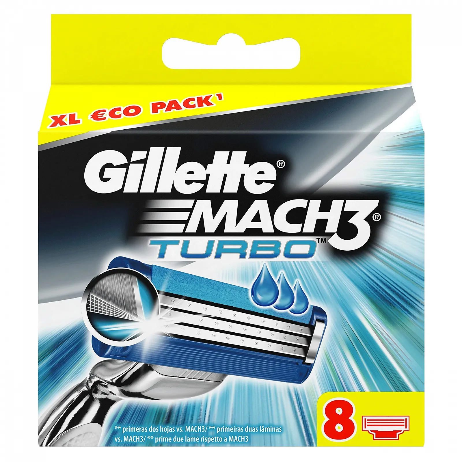Сменные кассеты Gillette Mach3 Turbo 8 шт., фото №7
