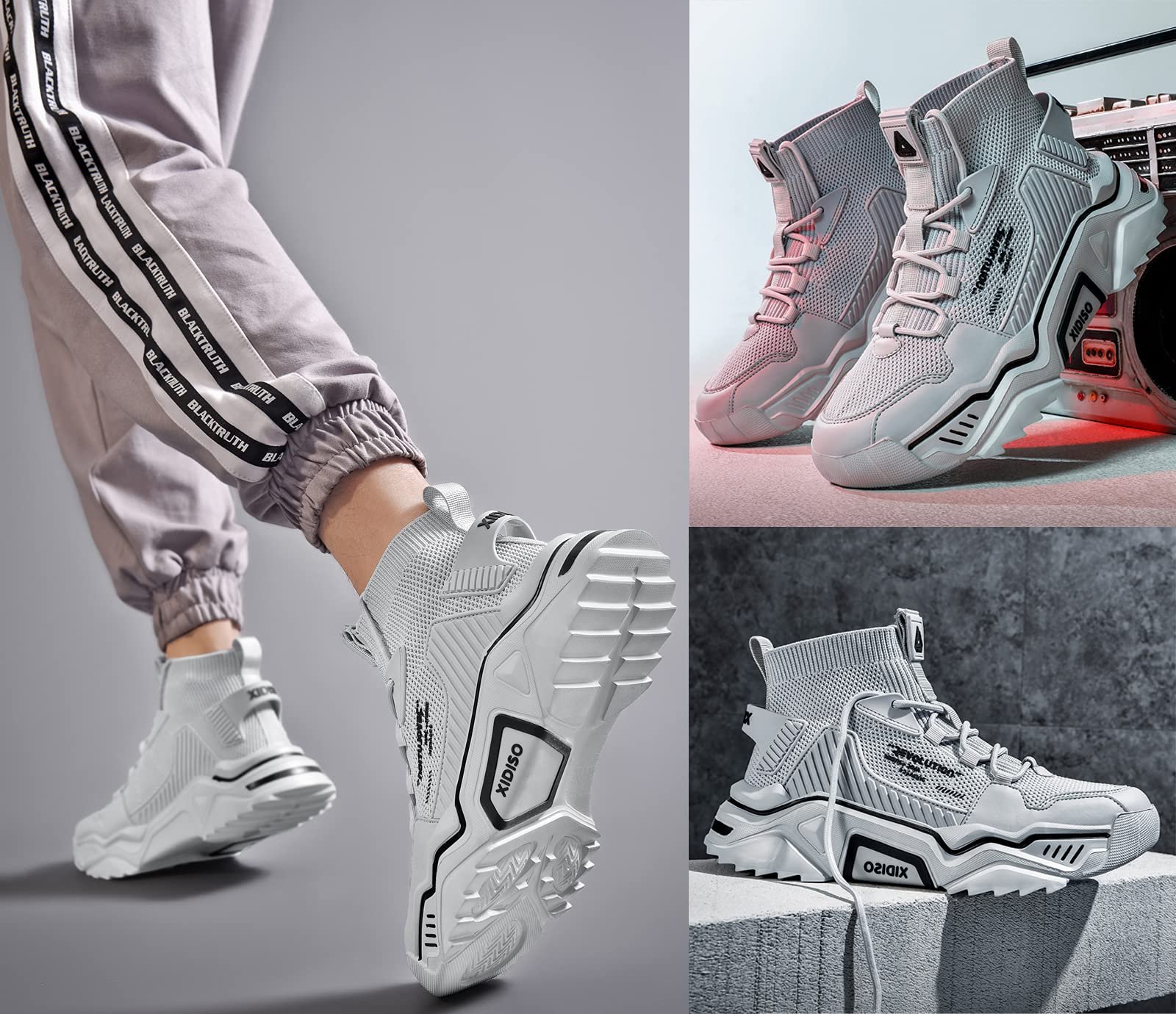 Кроссовки SANNAX мужские, высокие, фото №13