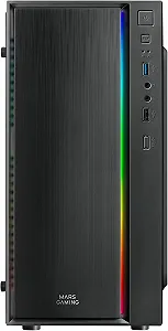 Корпус для ПК / Mars Gaming MCM / Mini Tower / Без БП / RGB-подсветка / Черный synthetic.ua - Фото 1