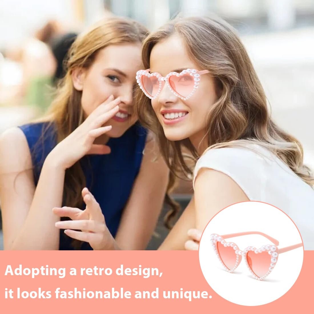 Сонцезахисні Окуляри HAZMA Серце Перламутр, A, фото №3