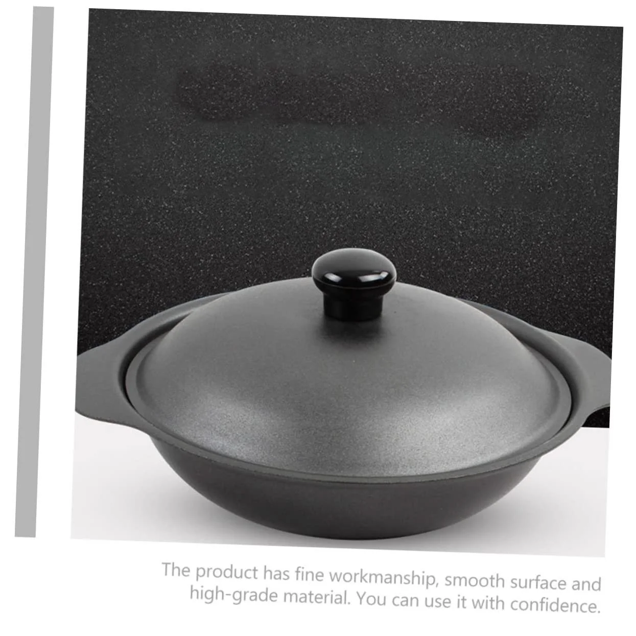 Кастрюля для риса Mobestech чугунная с крышкой желтая, фото №4 Кастрюля для риса Mobestech чугунная с крышкой желтая, фото №4