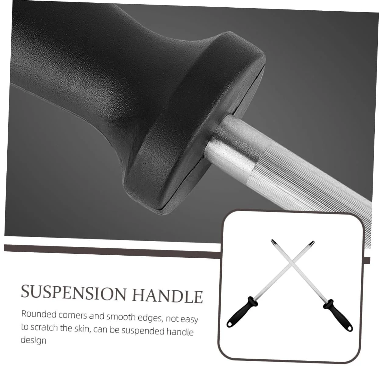 Мусат Ipetboom Set of 2 Professional Stainless Steel с эргономичной ручкой, фото №6