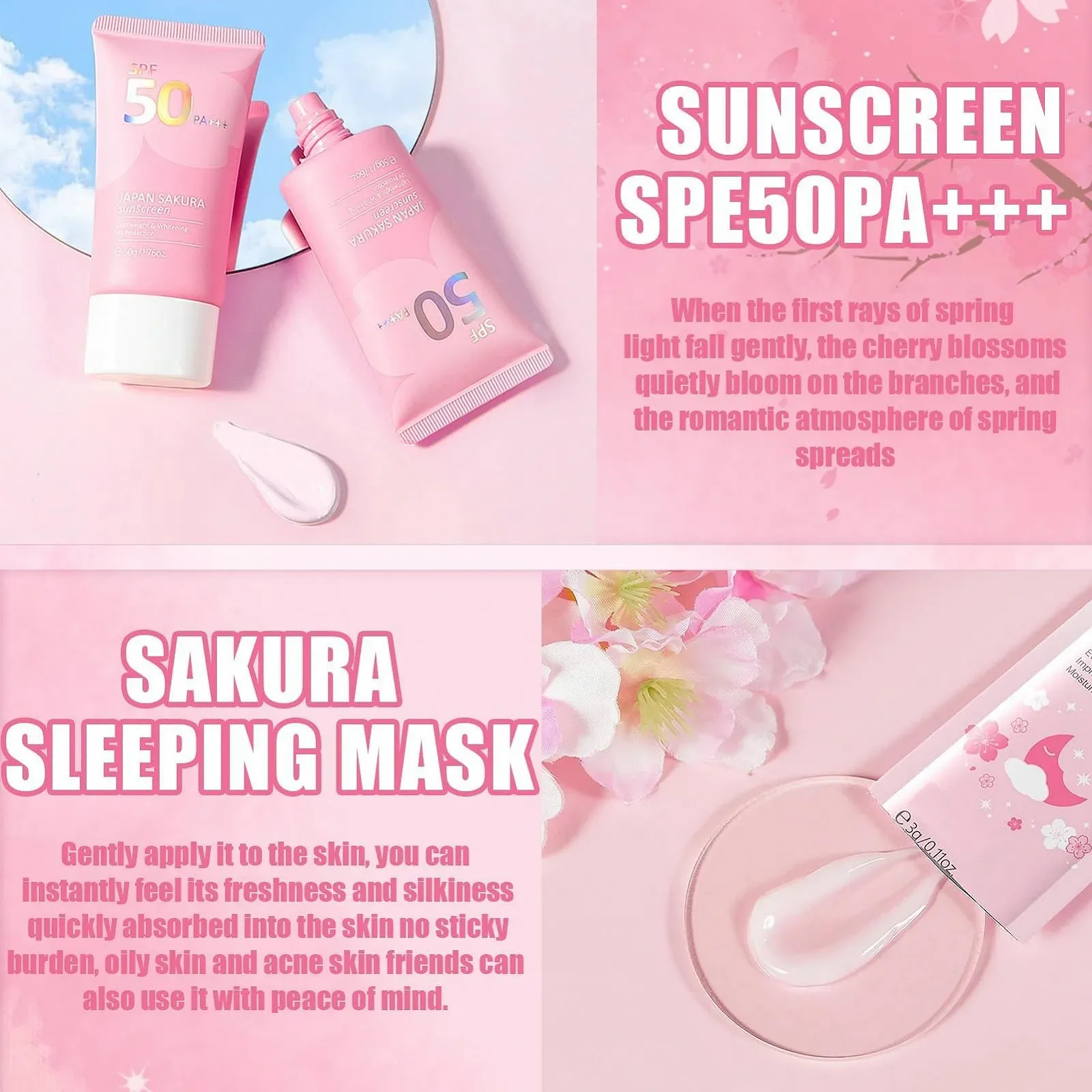 Набір для догляду за обличчям Sakura, 11 предметів, фото №3