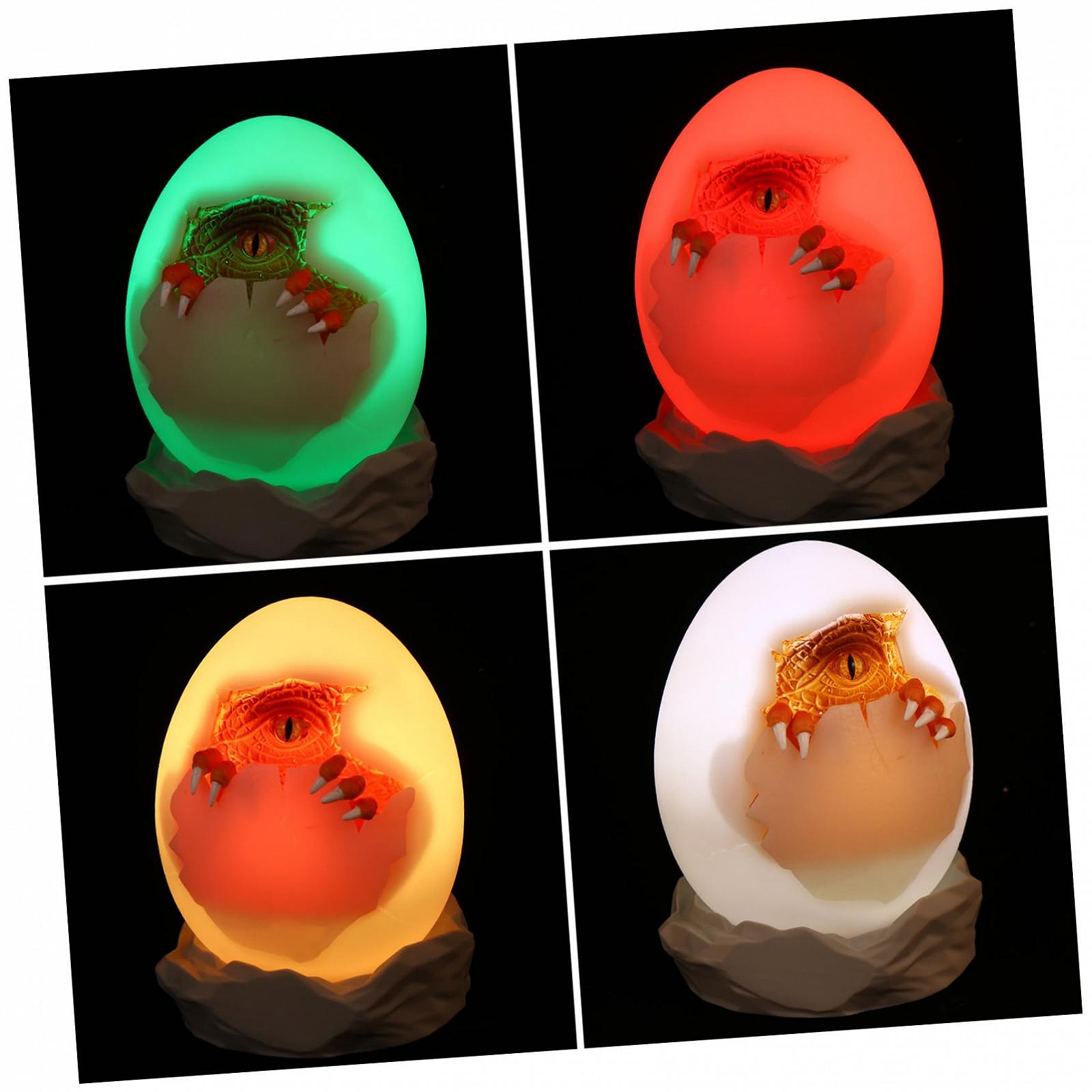 Ночник Housoutil 3D Ночник-Динозавр Dinosaurier-ei-lichter 3D-LED лампа Детский, фото №4