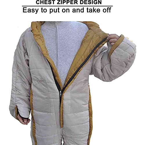 Спальный мешок Humanoid для взрослых 4 сезона теплый и прохладный погодный легкий и теплый для путешествий кемпинга походов, фото №2