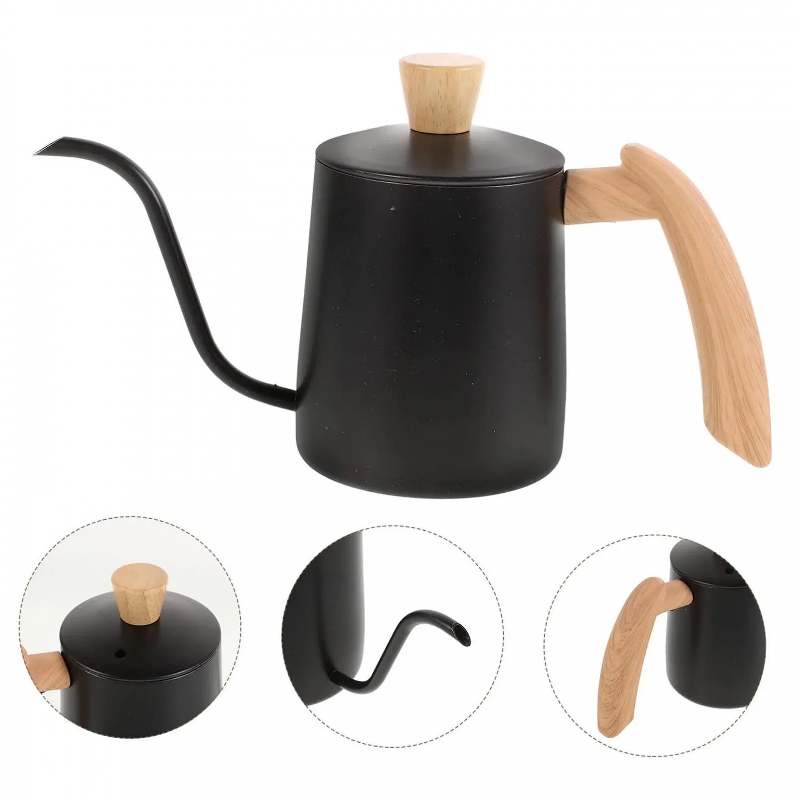 Кавник VALICLUD з нержавіючої сталі з вузьким носиком, фото №7