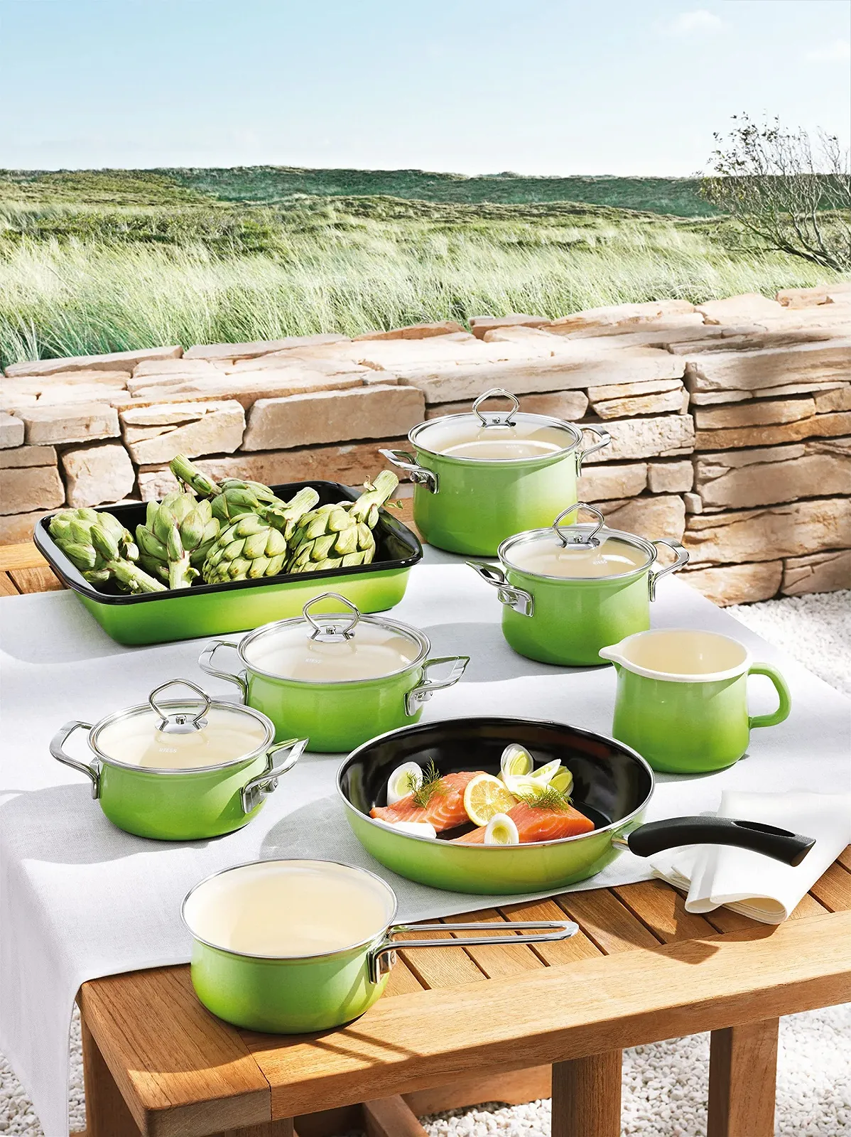 Кастрюля для запекания Smaragd 20 см со стеклянной крышкой, фото №3