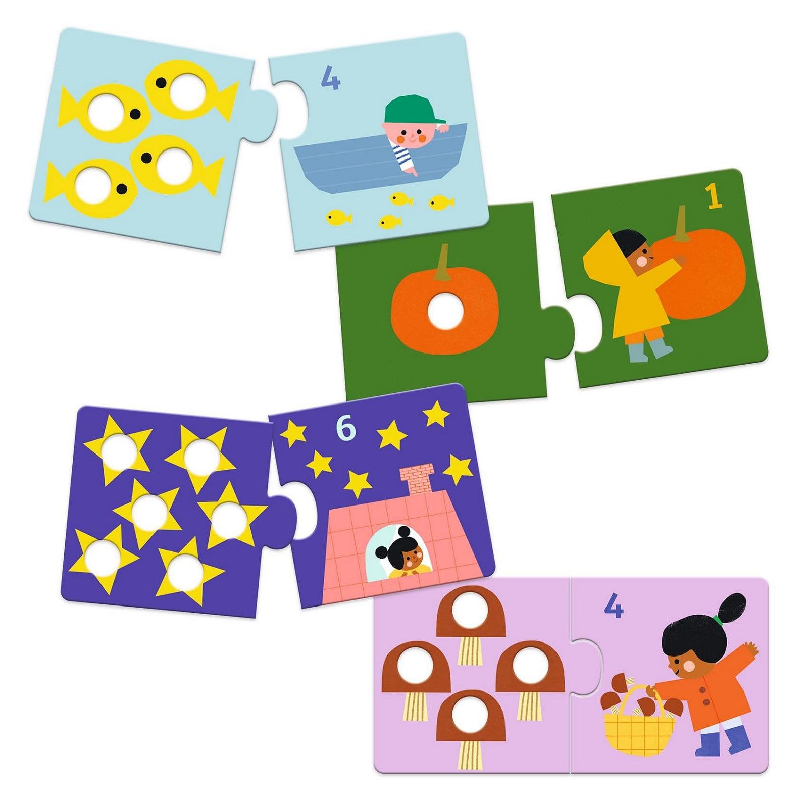 Пазл Djeco Duo First Numbers, фото №1