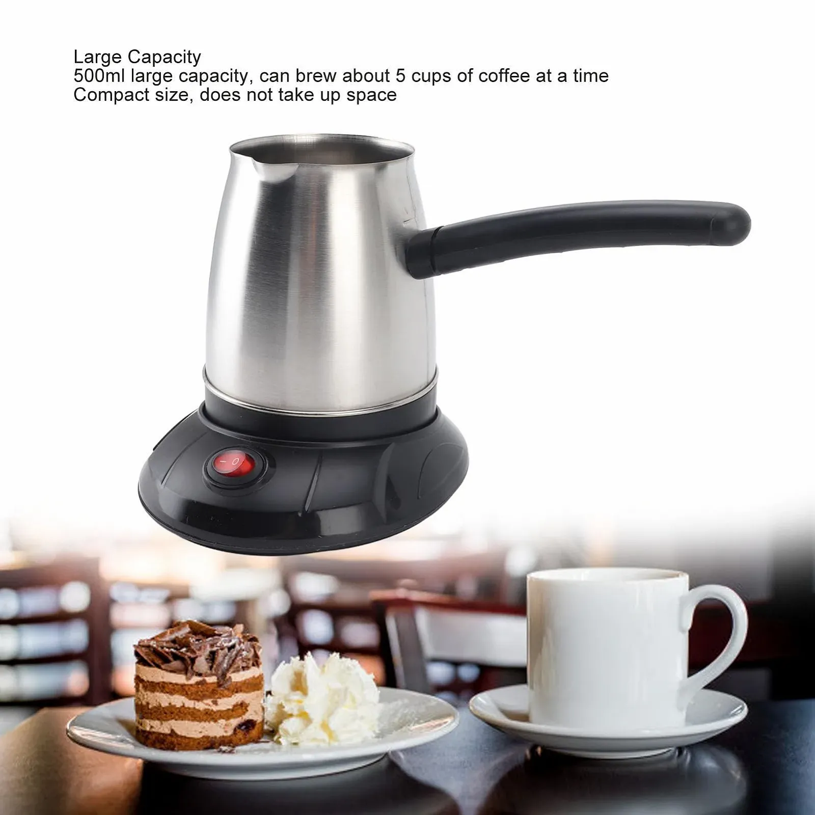 Кофеварка HEEPDD Turkish, 500 мл, EU Plug 220V, фото №3