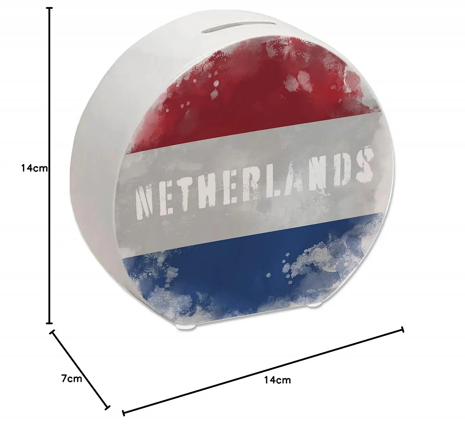 Скарбничка Нідерланди Прапор Used Look, фото №9