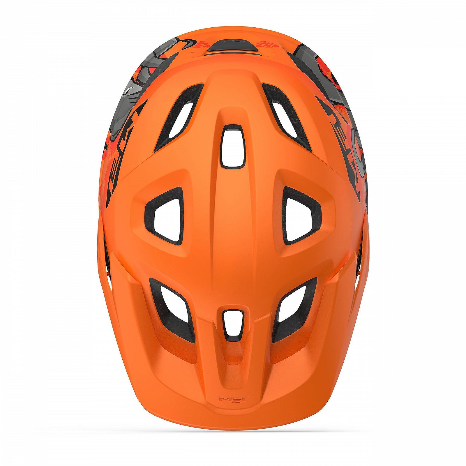 Шлем MET Eldar Orange Octopus, фото №2