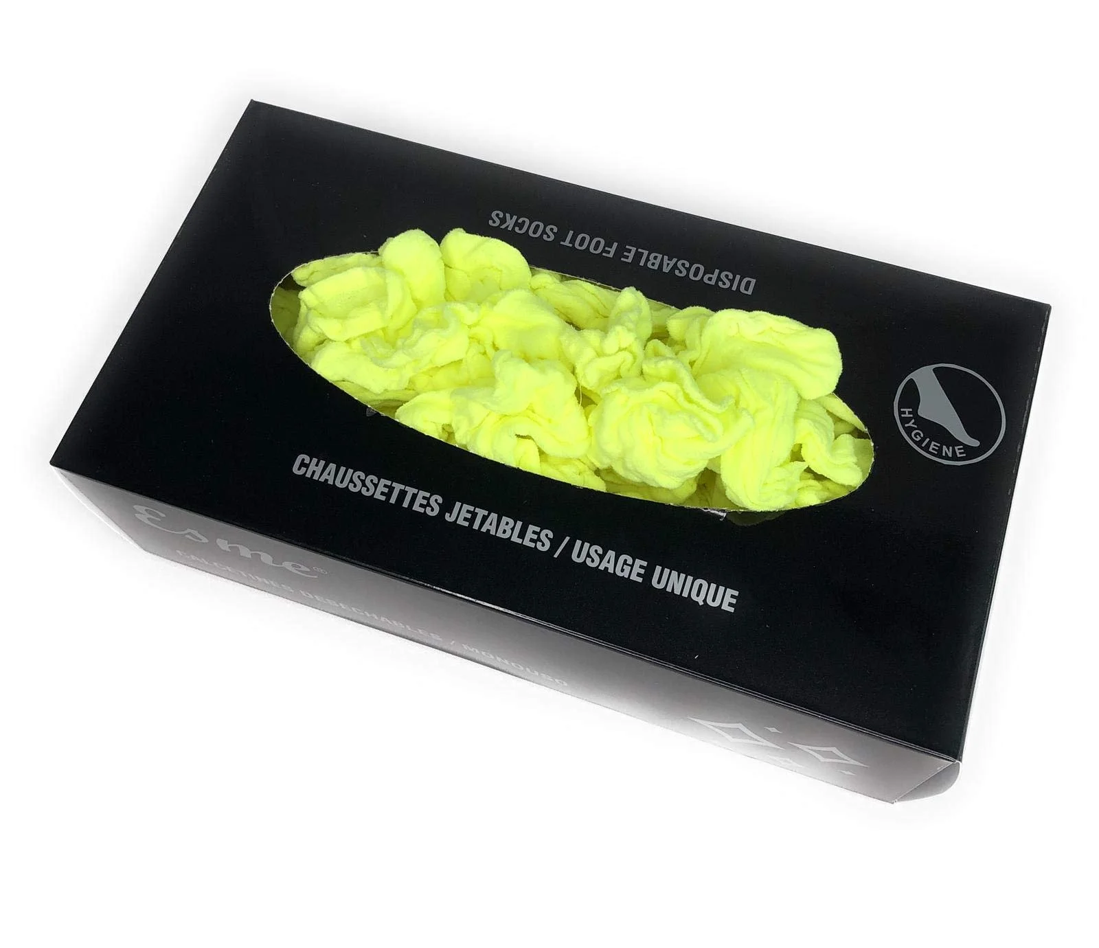 Одноразовые носки Esme 20 Den для женщин и мужчин, один размер, 100 шт/уп, ЖЕЛТЫЕ_1, фото №1 Одноразовые носки Esme 20 Den для женщин и мужчин, один размер, 100 шт/уп, ЖЕЛТЫЕ_1, фото №1