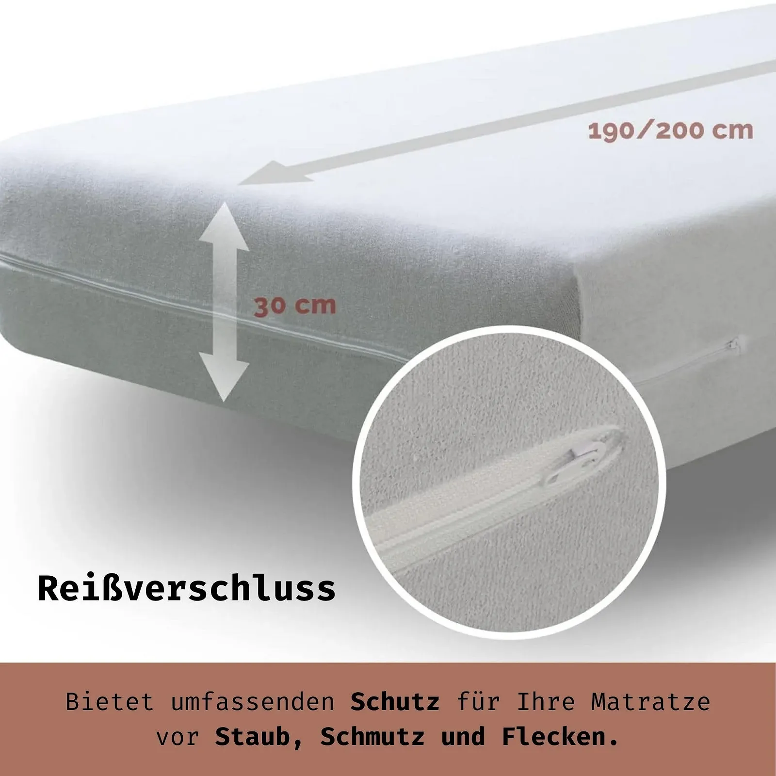 Наматрацник Tural еластичний на блискавці Бавовна, фото №5 Наматрацник Tural еластичний на блискавці Бавовна, фото №5