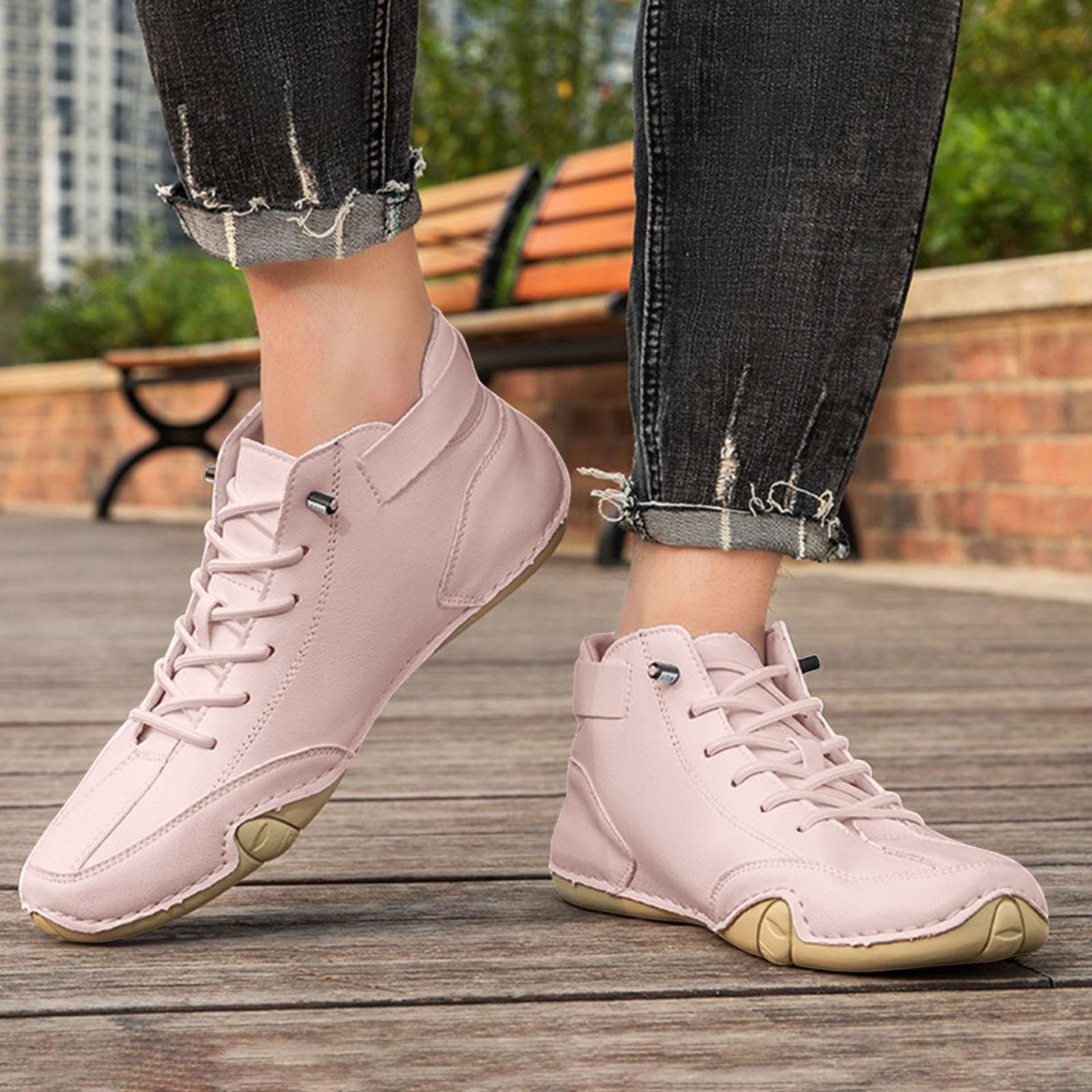 Обувь BarfuB Flexao Wandara Orthoschuhe Ultra Comfortable Non-Slip из кожи для мужчин, женщин, большие размеры, фото №3