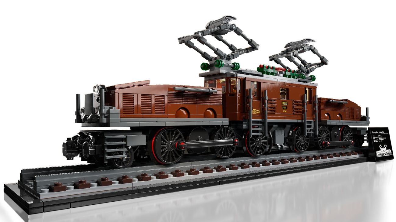 Детский конструктор LEGO Локомотив Крокодил 10277, фото №3