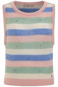 Жіночий в'язаний жилет GUESS JEANS / Різнокольоровий / Розмір S - Фото 1