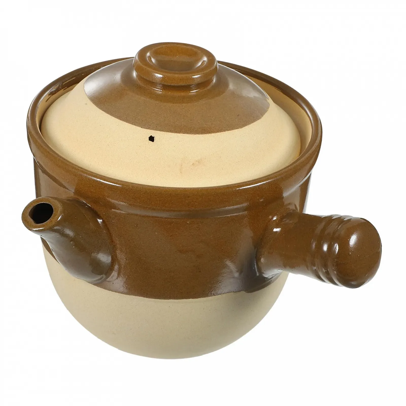 Горшок для трав Garneck традиционный китайский термостойкий керамический с термостойкой ручкой, фото №1