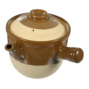 Горшок для трав Garneck традиционный китайский термостойкий керамический с термостойкой ручкой - Фото 1